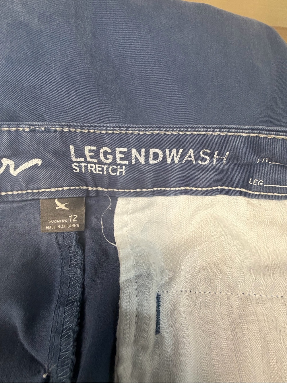 Eddie Bauer Women's Boyfriend Slim Legend Wash Stretch Pants Specially Died - Picture 5 of 15